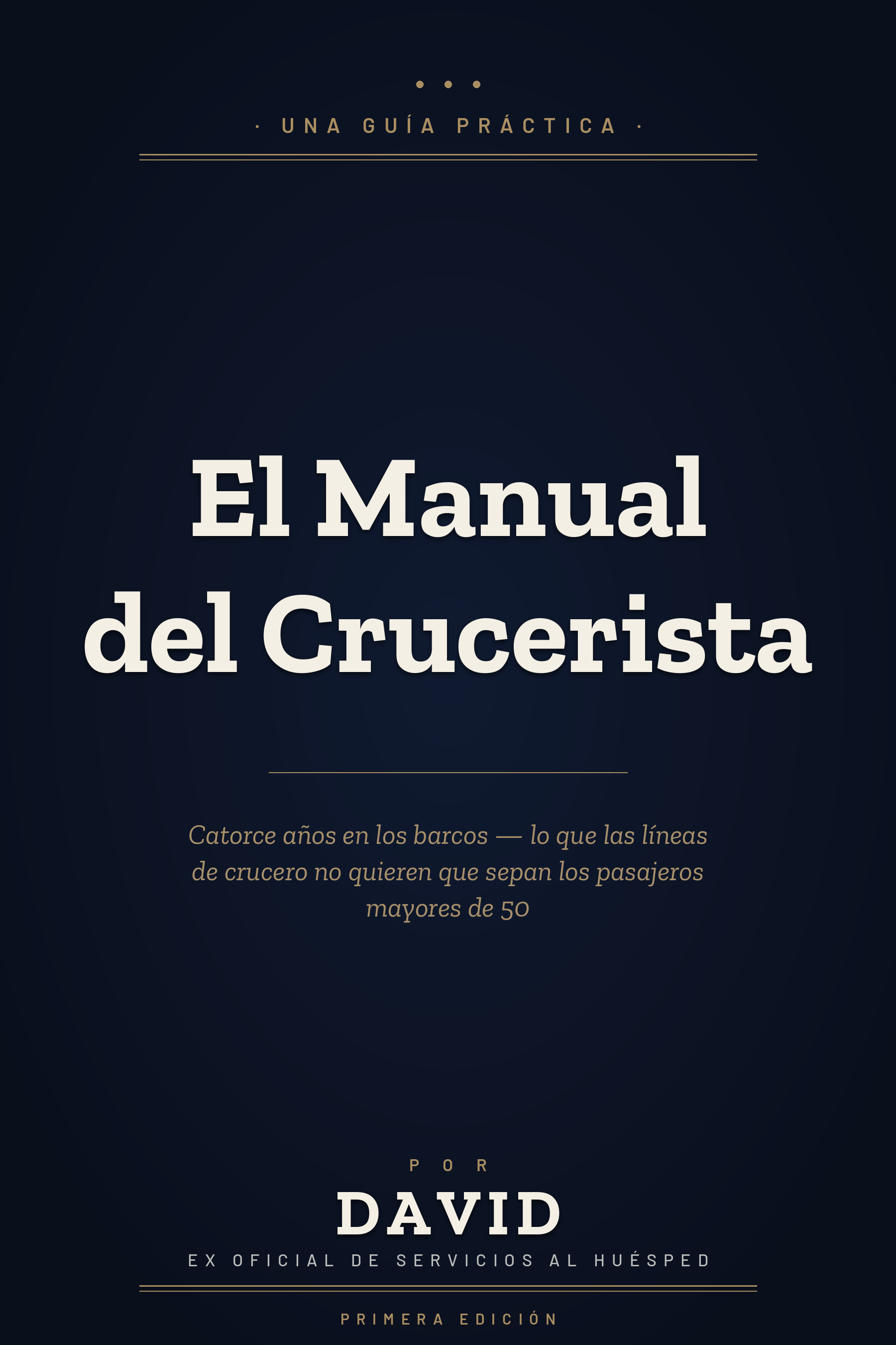 Portada de El Manual del Crucerista